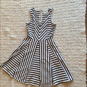 B&W Striped Dress